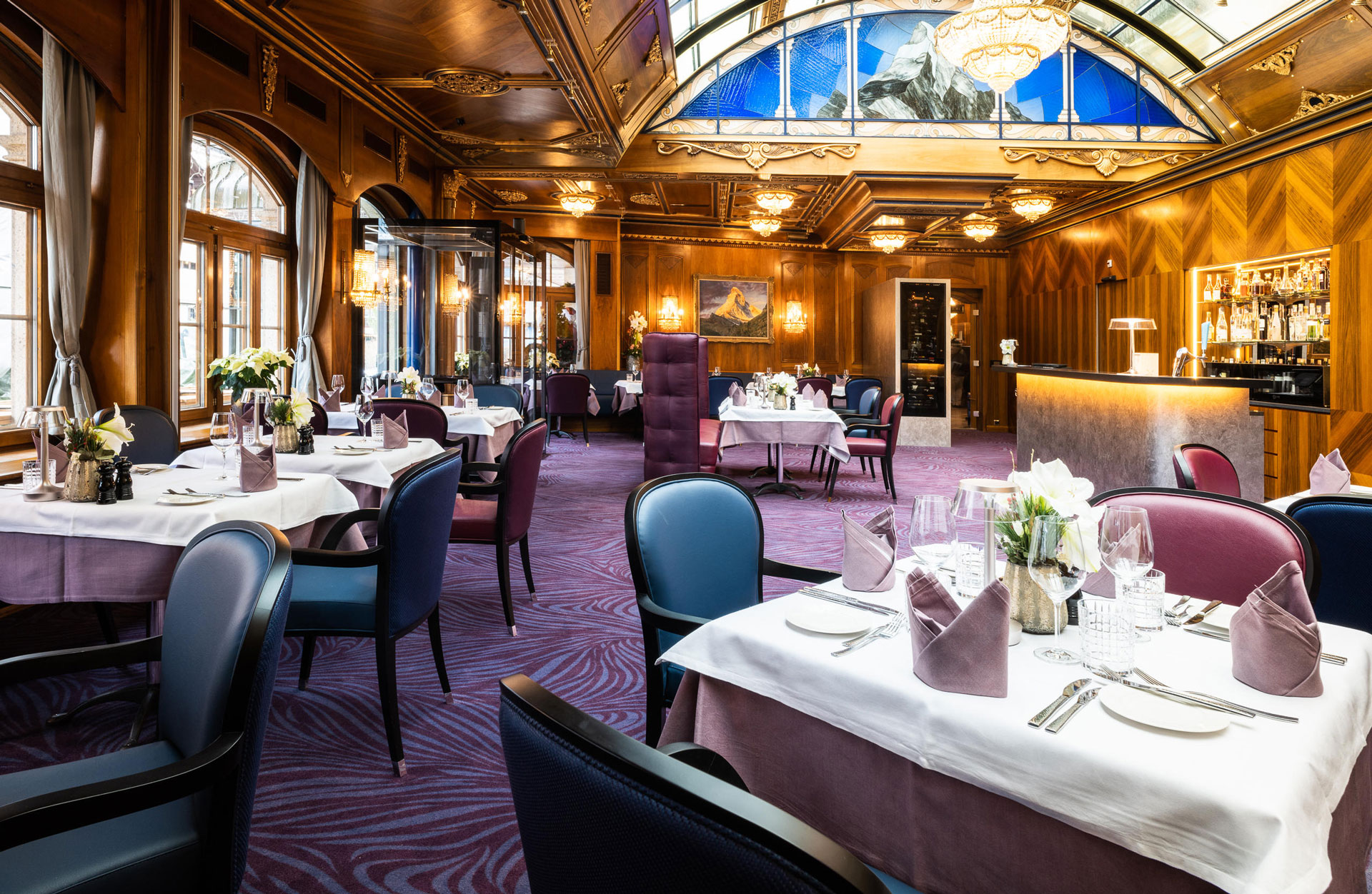 Brasserie Lusi Interior Zermatt - Grand Hotel Zermatterhof